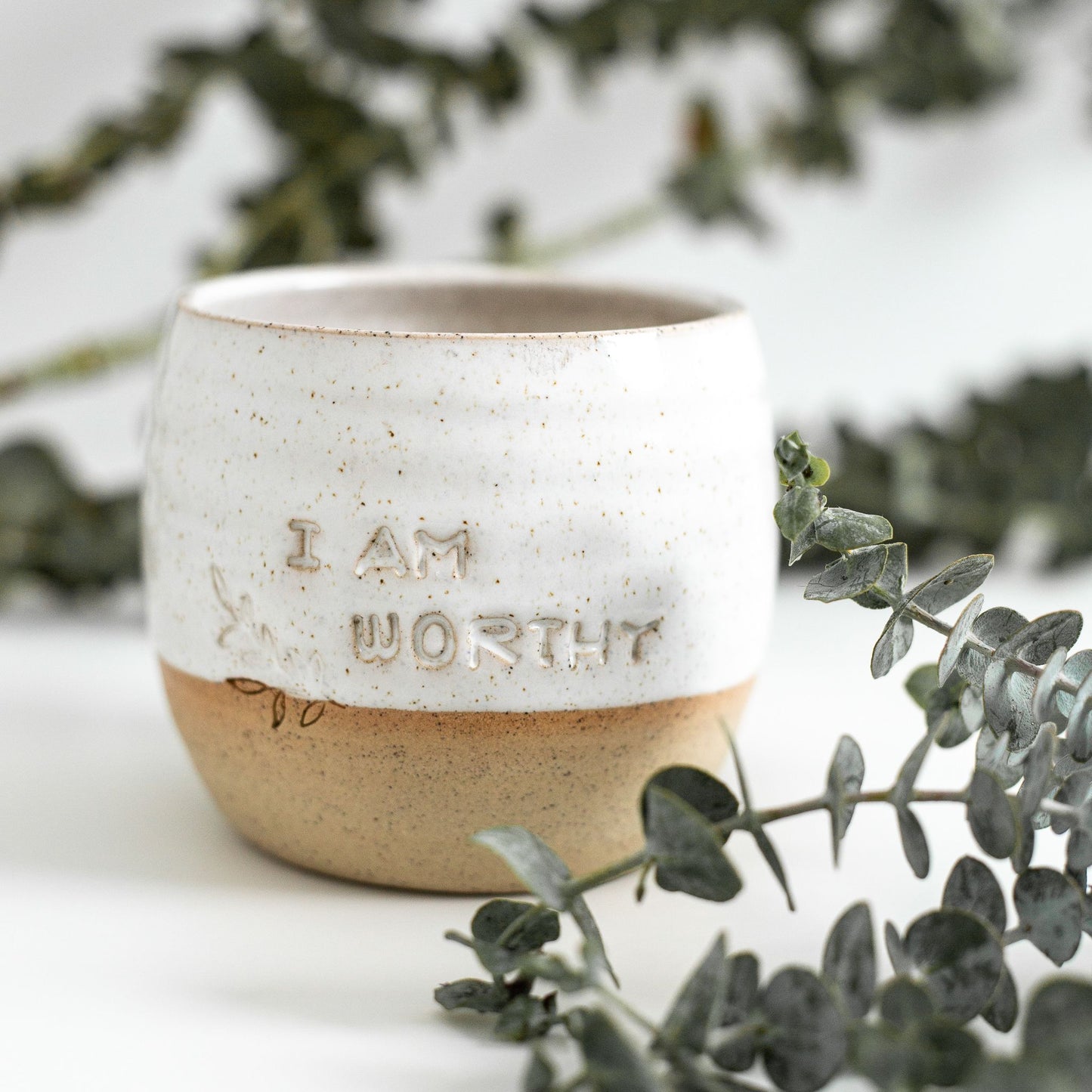 I Am Worthy Hug Mug