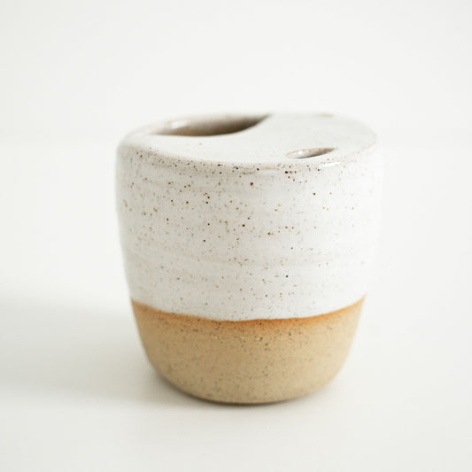 White Speckle Mini Travel Mug | Pre-order